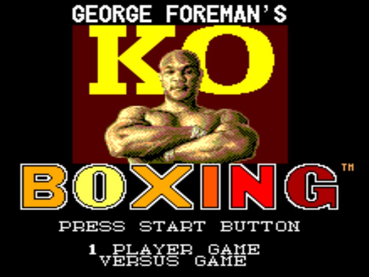 Pantallazo de George Foreman's KO Boxing para Sega Master System