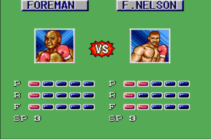 Pantallazo de George Foreman's KO Boxing para Sega Master System