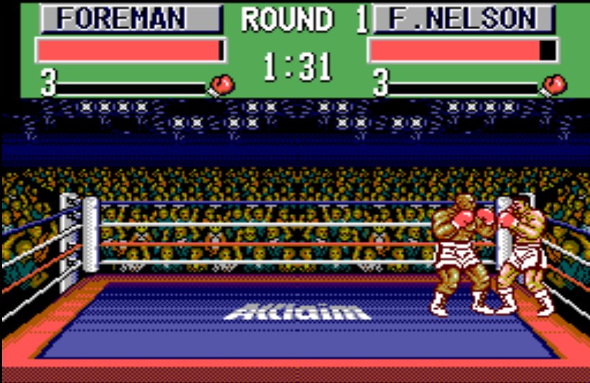 Pantallazo de George Foreman's KO Boxing para Sega Master System
