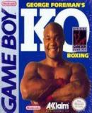 Carátula de George Foremans KO Boxing