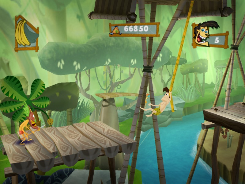 Pantallazo de George of The Jungle para PlayStation 2
