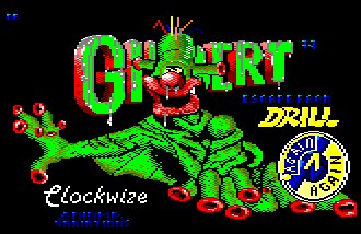 Pantallazo de Gilbert Escape From Drill para Amstrad CPC