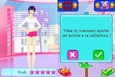 Pantallazo de Girls Life: Estrella de la Moda para Nintendo DS