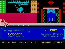 Pantallazo de Give My Regards to Broad Street para Spectrum