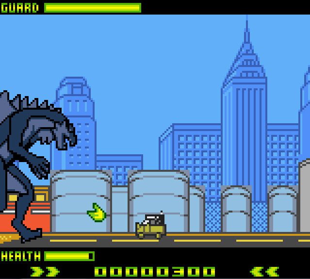 Pantallazo de Godzilla: The Series para Game Boy Color