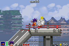 Pantallazo de Goemon New Age Shutsudou! (Japonés) para Game Boy Advance