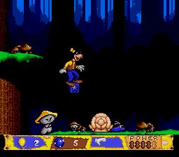 Pantallazo de Goofy's Hysterical History Tour para Sega Megadrive