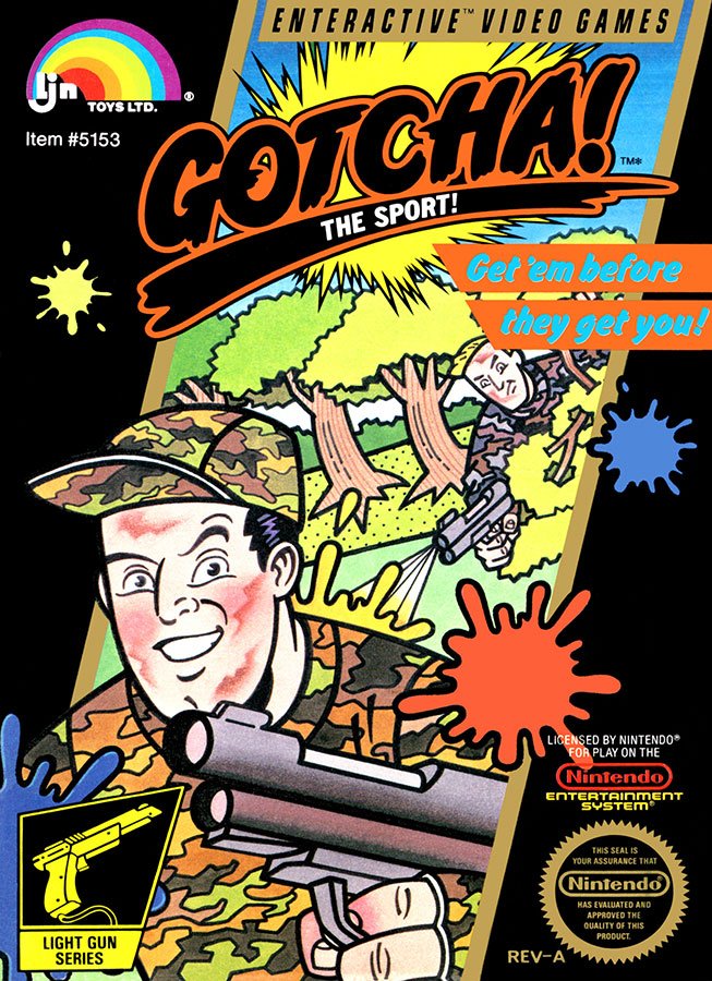 Caratula de Gotcha! The Sport! para Nintendo (NES)