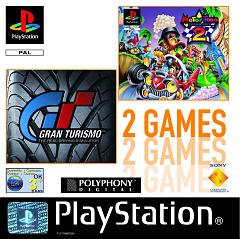 Caratula de Gran Turismo and Motor Toon 2 Twin Pack para PlayStation