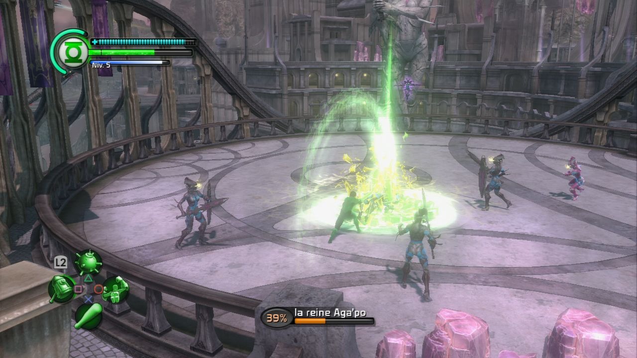 Pantallazo de Green Lantern: Rise Of The Manhunters para PlayStation 3