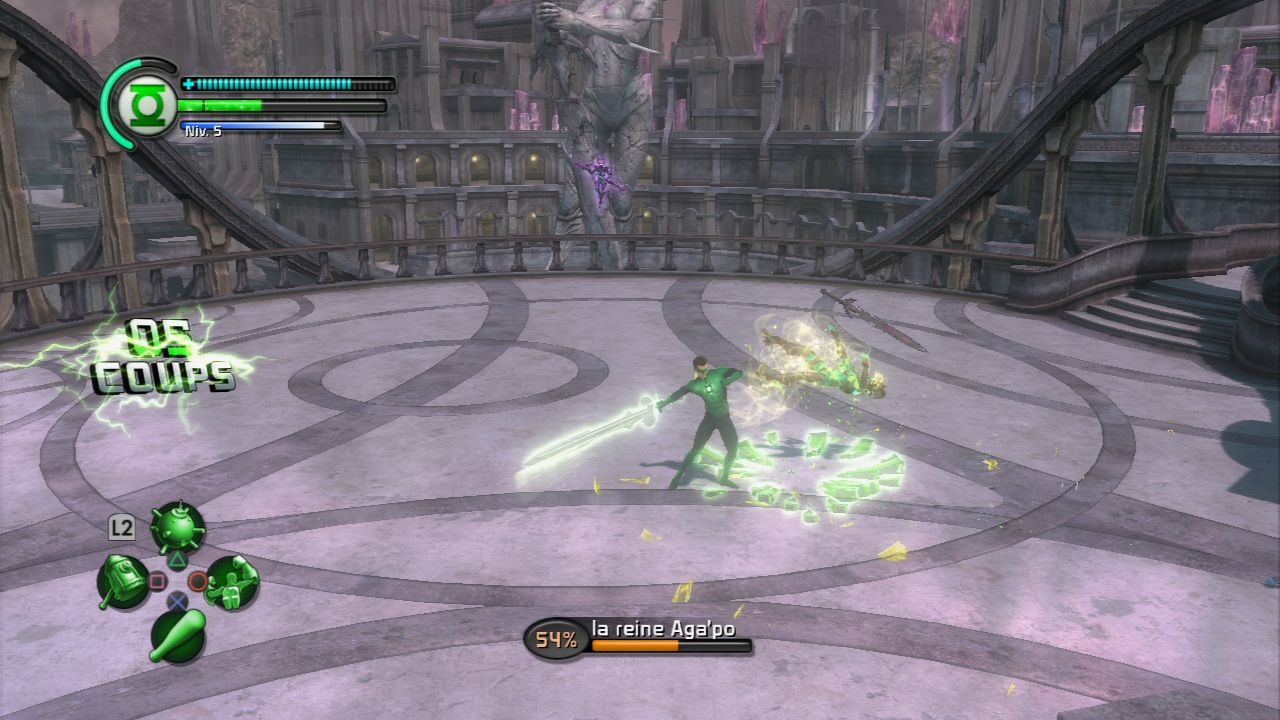 Pantallazo de Green Lantern: Rise Of The Manhunters para PlayStation 3