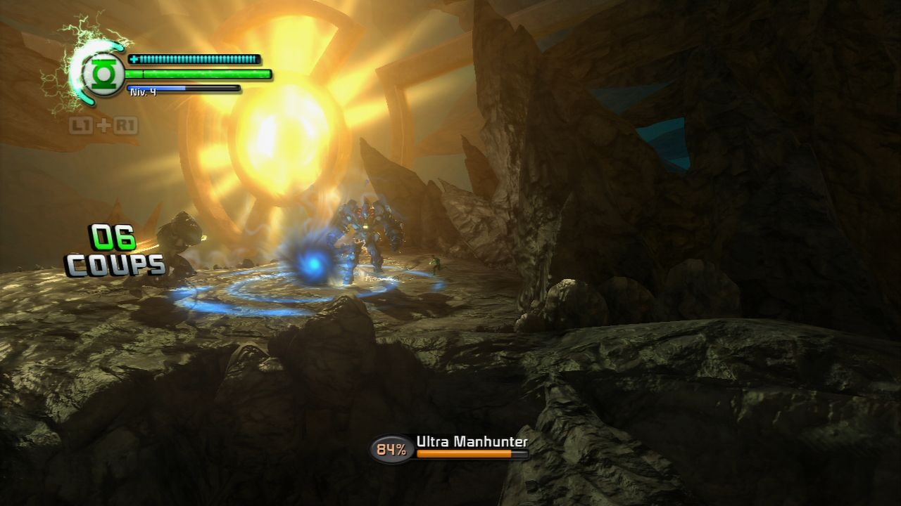 Pantallazo de Green Lantern: Rise Of The Manhunters para PlayStation 3
