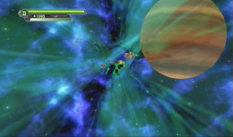 Pantallazo de Green Lantern: Rise Of The Manhunters para Wii