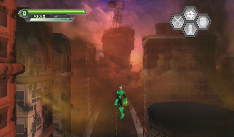 Pantallazo de Green Lantern: Rise Of The Manhunters para Wii