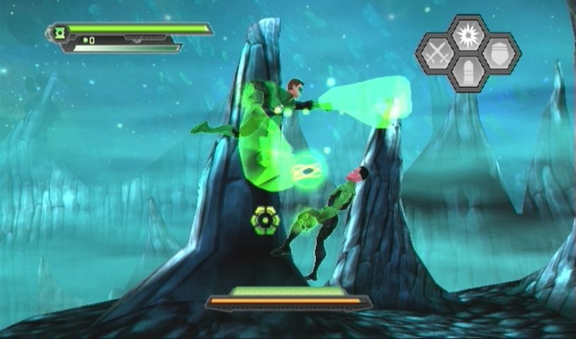 Pantallazo de Green Lantern: Rise Of The Manhunters para Wii