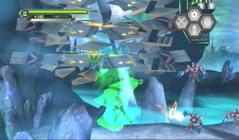 Pantallazo de Green Lantern: Rise Of The Manhunters para Wii