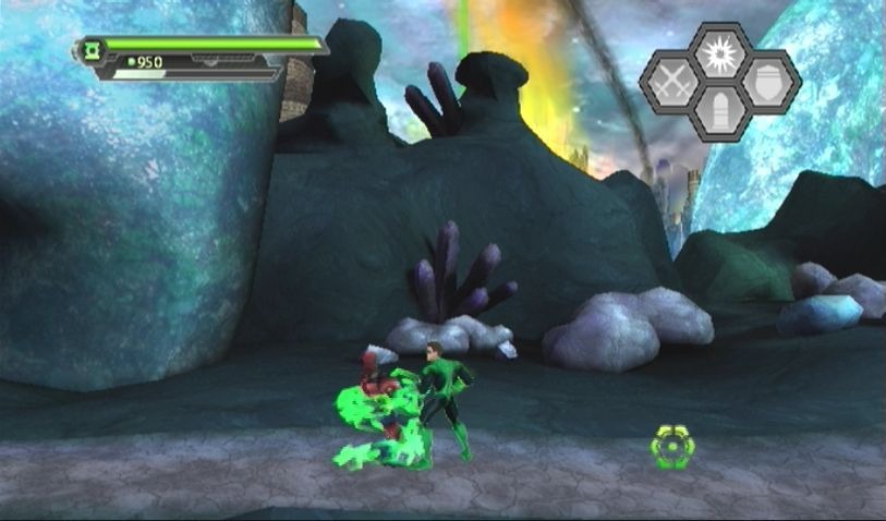 Pantallazo de Green Lantern: Rise Of The Manhunters para Wii