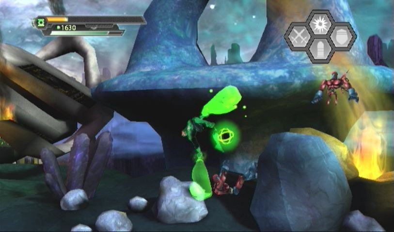 Pantallazo de Green Lantern: Rise Of The Manhunters para Wii