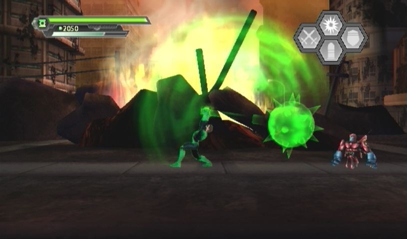 Pantallazo de Green Lantern: Rise Of The Manhunters para Wii