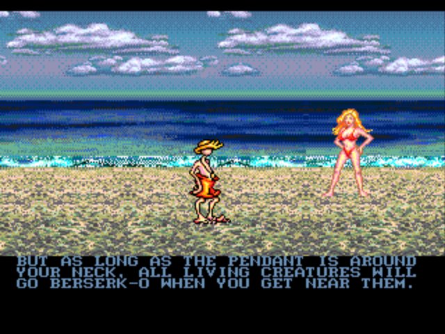 Pantallazo de Greendog: The Beached Surfer Dude! para Sega Megadrive