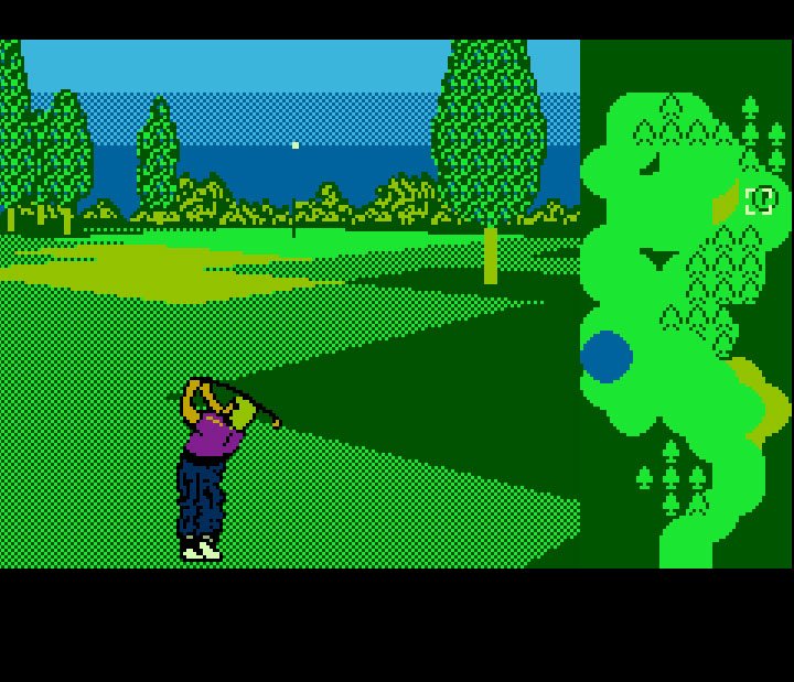 Pantallazo de Greg Norman's Golf Power para Nintendo (NES)