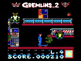Pantallazo de Gremlins 2: La Nueva Generación para Amstrad CPC