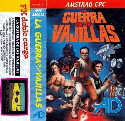 Caratula de Guerra De Las Vajillas, La para Amstrad CPC
