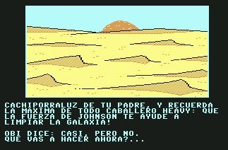 Pantallazo de Guerra de Las Vajillas, La para Commodore 64