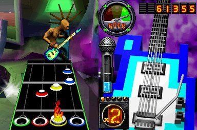 Pantallazo de Guitar Hero: On Tour Decades para Nintendo DS