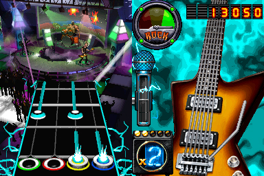 Pantallazo de Guitar Hero: On Tour Decades para Nintendo DS