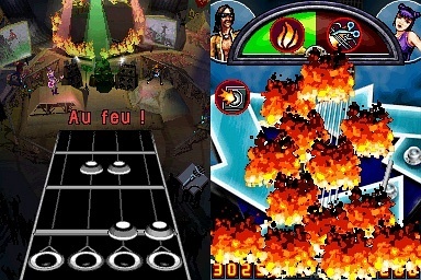 Pantallazo de Guitar Hero: On Tour Decades para Nintendo DS