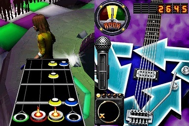 Pantallazo de Guitar Hero: On Tour Decades para Nintendo DS