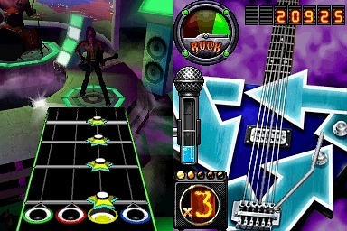 Pantallazo de Guitar Hero: On Tour Decades para Nintendo DS