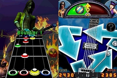Pantallazo de Guitar Hero: On Tour Decades para Nintendo DS