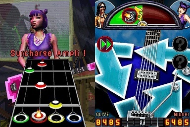 Pantallazo de Guitar Hero: On Tour Decades para Nintendo DS