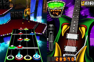 Pantallazo de Guitar Hero: On Tour Modern Hits para Nintendo DS