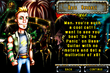 Pantallazo de Guitar Hero: On Tour Modern Hits para Nintendo DS