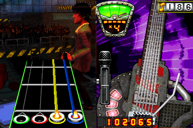 Pantallazo de Guitar Hero: On Tour Modern Hits para Nintendo DS