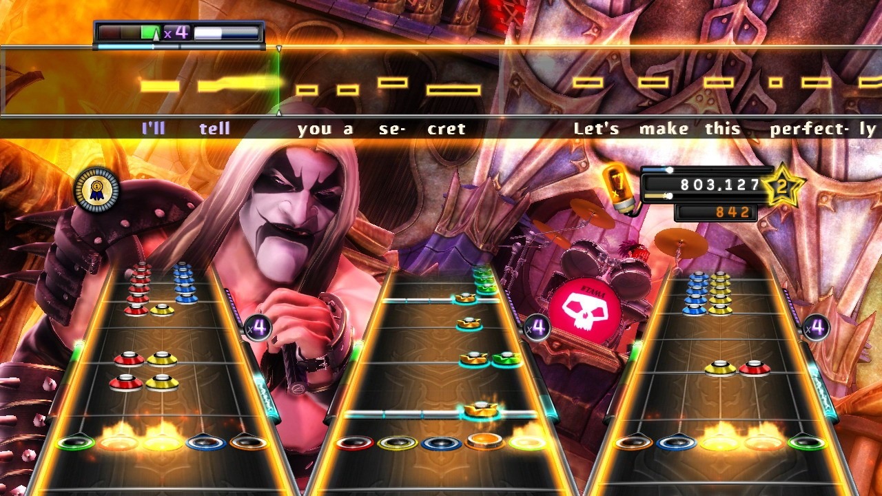 Pantallazo de Guitar Hero: Warriors of Rock para Wii
