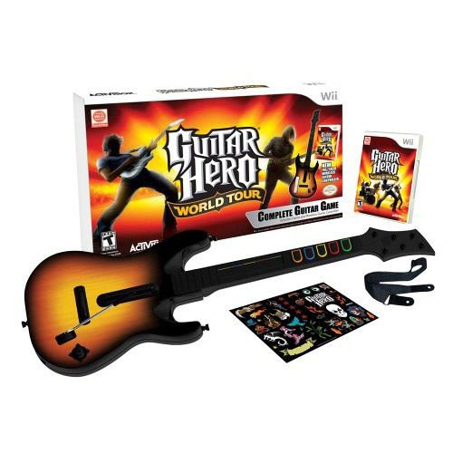 Caratula de Guitar Hero: World Tour para Wii