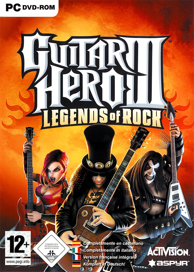 Caratula de Guitar Hero III: Legends Of Rock para PC