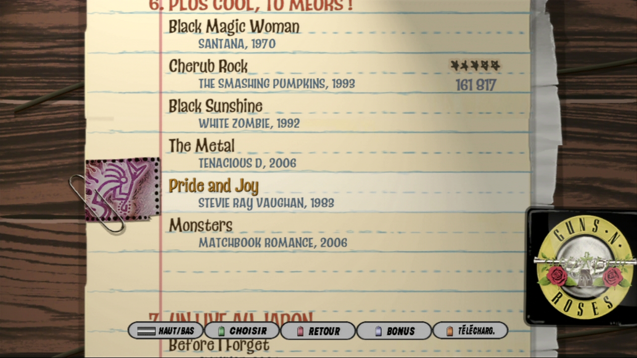 Pantallazo de Guitar Hero III: Legends of Rock para PlayStation 3