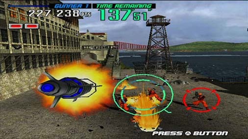 Pantallazo de Gunblade NY & LA Machineguns Arcade Hits Pack para Wii