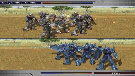 Pantallazo de Gundam: Giren no Yabou- Zeon no Keifu (Japonés) para PSP