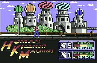 Pantallazo de HKM - Human Killing Machine para Commodore 64
