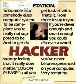 Caratula de Hacker para Atari ST
