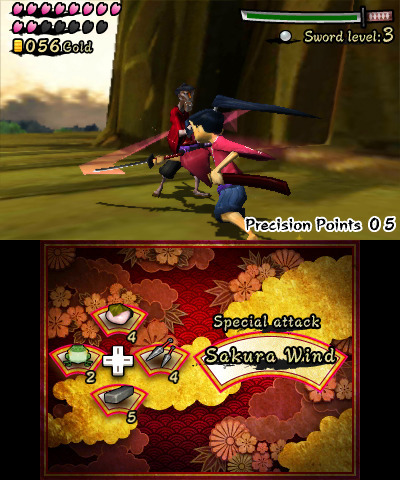 Pantallazo de Hana Samurai: Art of the Sword para Nintendo 3DS