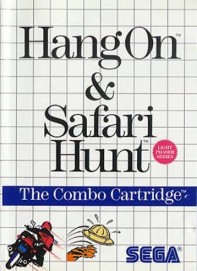 Caratula de Hang On & Safari Hunt para Sega Master System