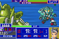 Pantallazo de Harobots - Robo Hero Battling (Japonés) para Game Boy Advance