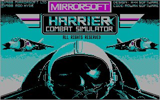 Pantallazo de Harrier Combat Simulator para PC